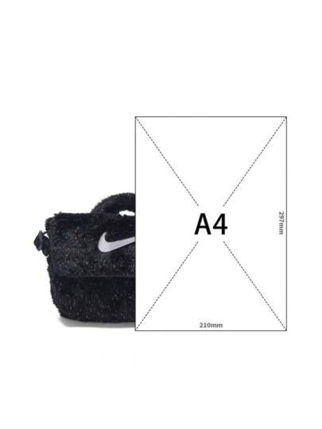 Nike 2025 Girls NK FX FUR CROSSBODY Shoulder Bag FZ1329 010