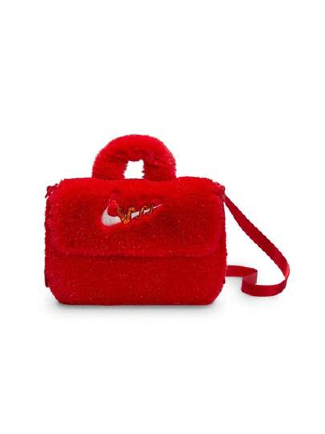 Nike Girls Oversized NY FX FUR CROSSBODY CNY 2025 Shoulder Bag HV6119 657