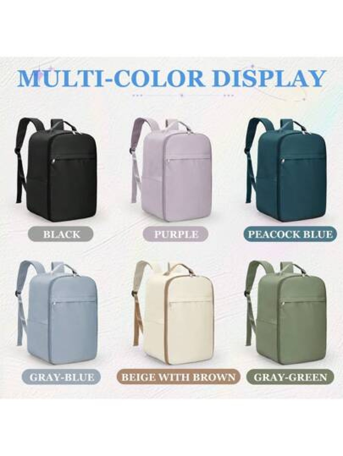 Large Travel Backpack Boy And Girl Business Laptop Backpack Cabin Bag 40x20x25 Carry On Backpack Airline Approved Waterproof Backpack Multi Functional Independent Computer Layer Middle School Students