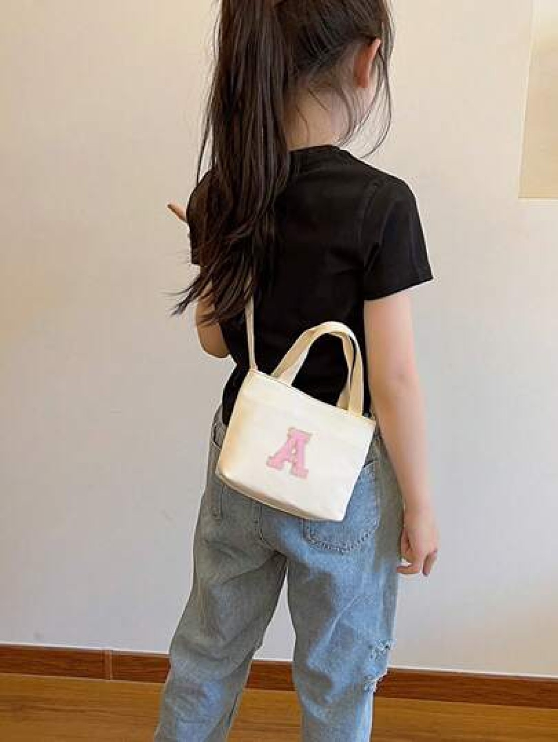 1Pc New Mini Casual Versatile And Diy 26 Letter Crossbody Bag For Back To School Season Suitable For Elementary School Junior High School High School And College Students Suitable For Daily Use When G
