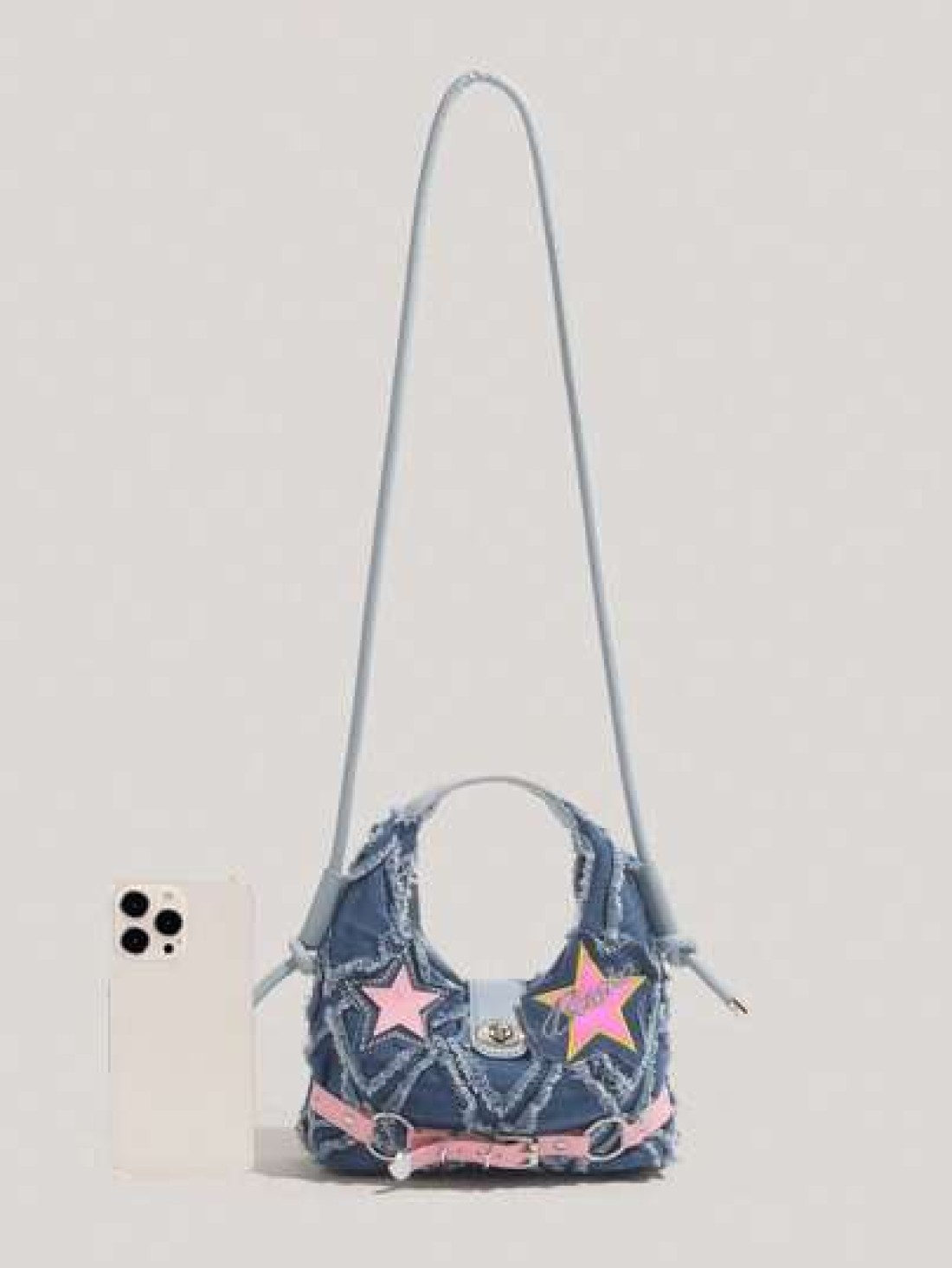 Fashion Style Y2k Versatile Star Decoration Satchel