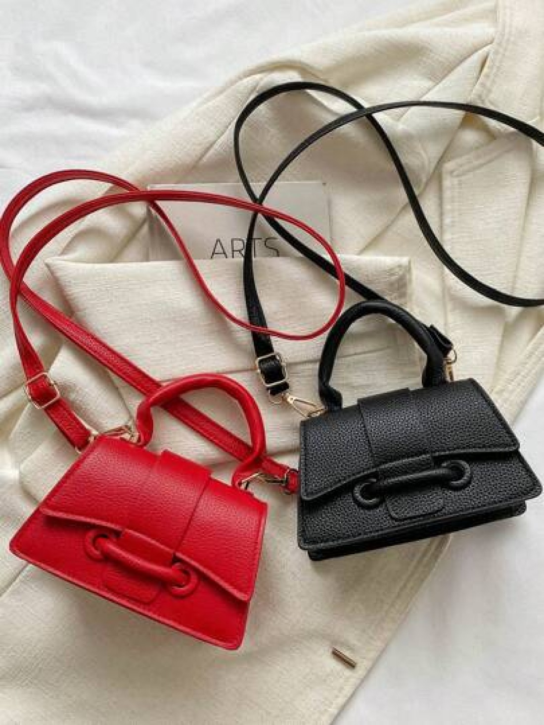 A Mini Niche Elegant Pu Material Solid Color Simple Casual And Versatile Flip Handbag Lipstick Bag That Can Be Worn On One Shoulder Across The Body Suitable For Daily Use Going Out Traveling Vacationi