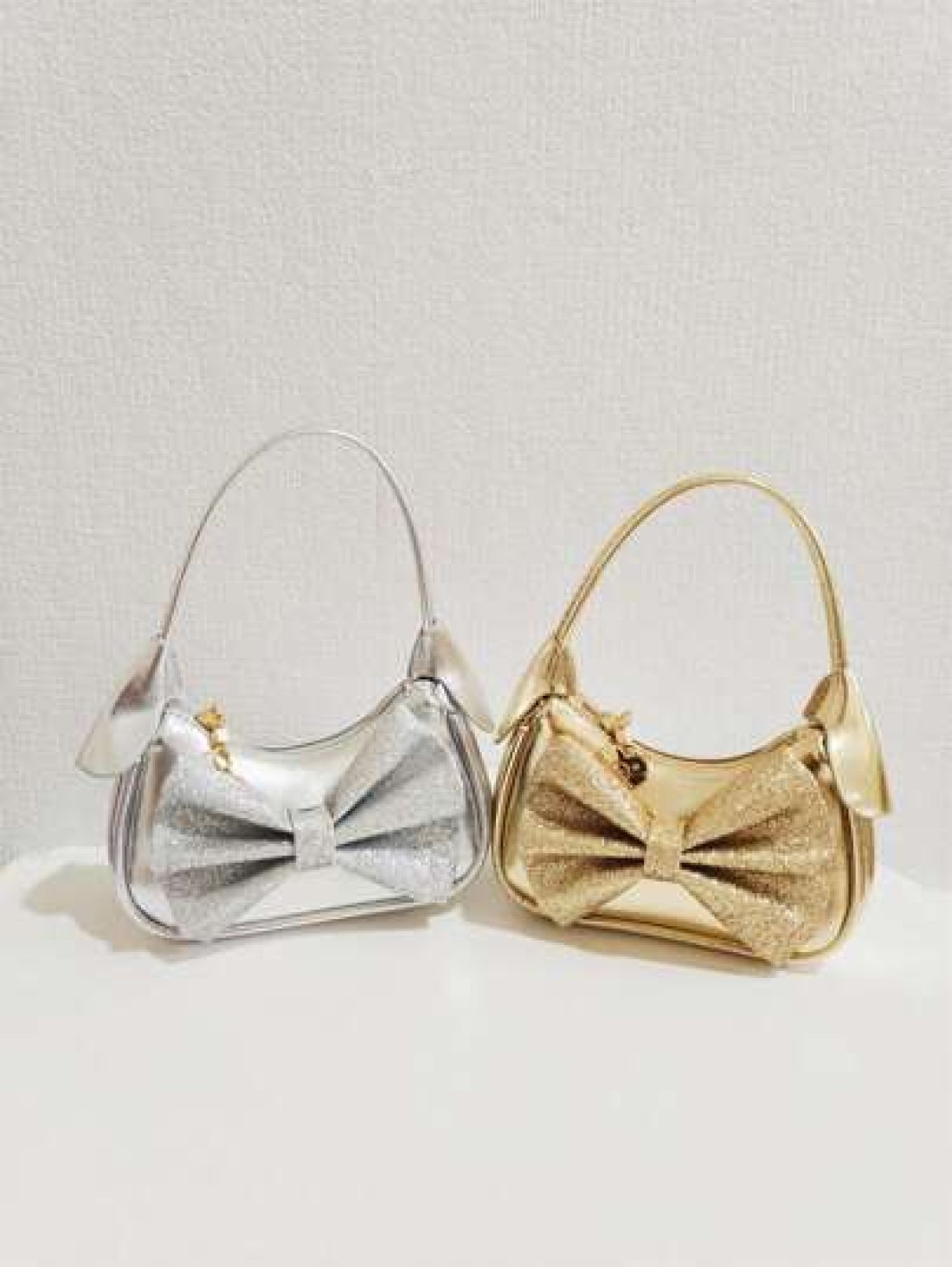 Children s Bowknot Handbag For Girls Festival Gift Fashionable Princess Bag Coin Purse Mini Shoulder Bag