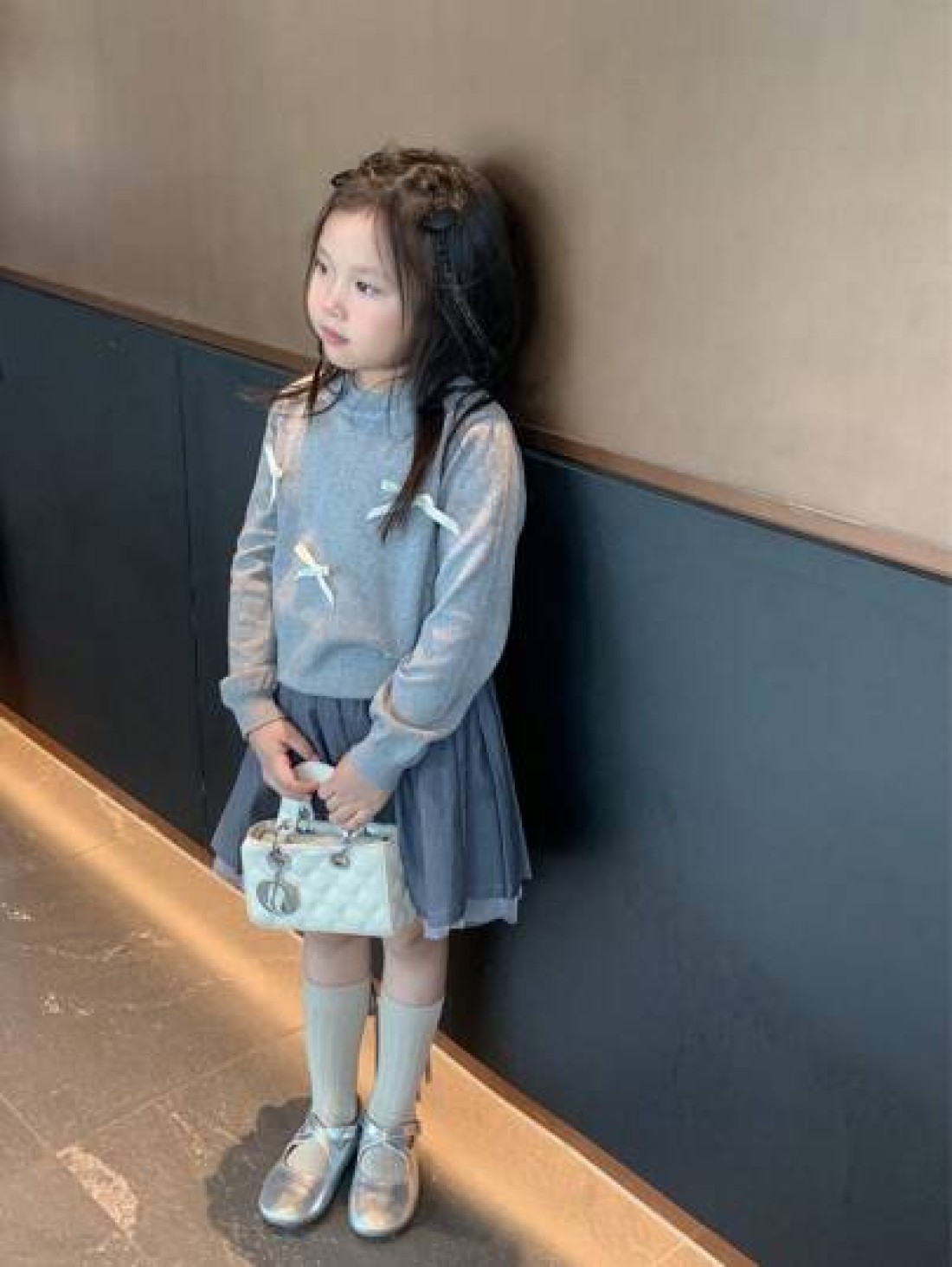New European And American Style Embroidered Strap Charm Handbag Shoulder Bag Phone Crossbody Purse