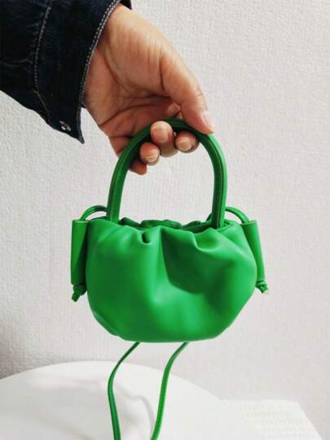 Girls Pleated Cloud Mini Messenger Bag Fashion Small Princess Handbag Gift For Girls Kids Coin Purse