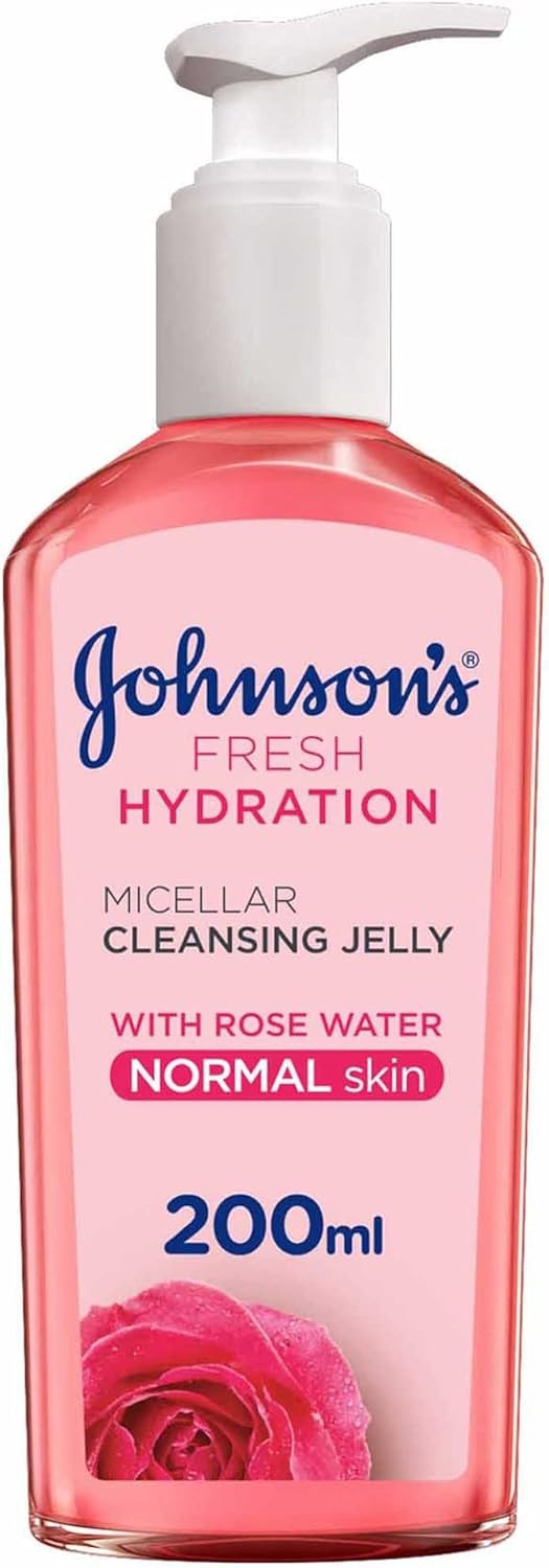 JOHNSON'S FRESH HYDRATION MICELLAR CLEANSING JELLY WITH ROSE WATER 200ml