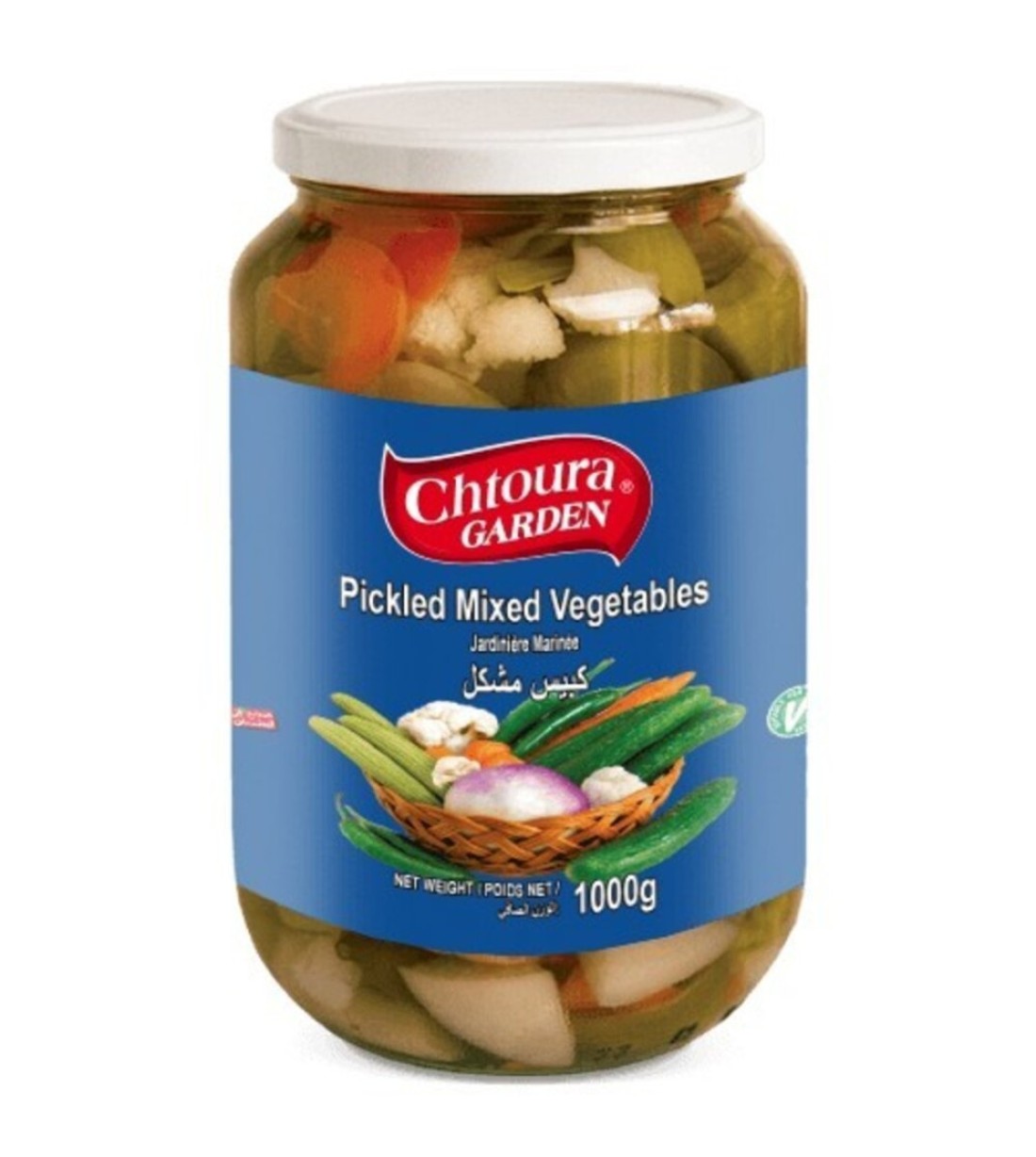 CHTOURA GARDEN PICKLED MIX VEG 1KG