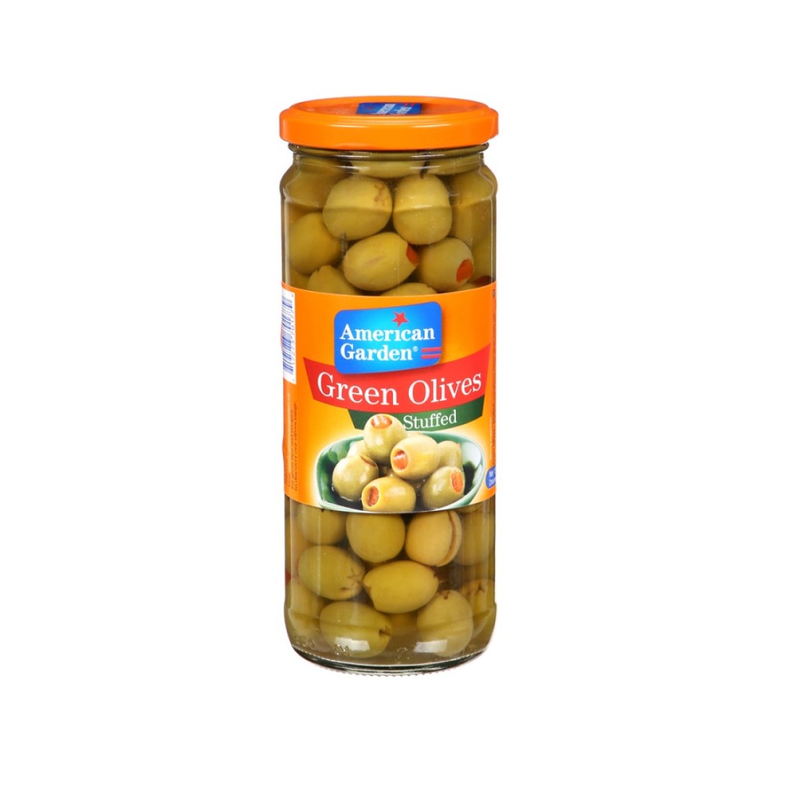 AG OLIVES GREEN STUFFED 450GM
