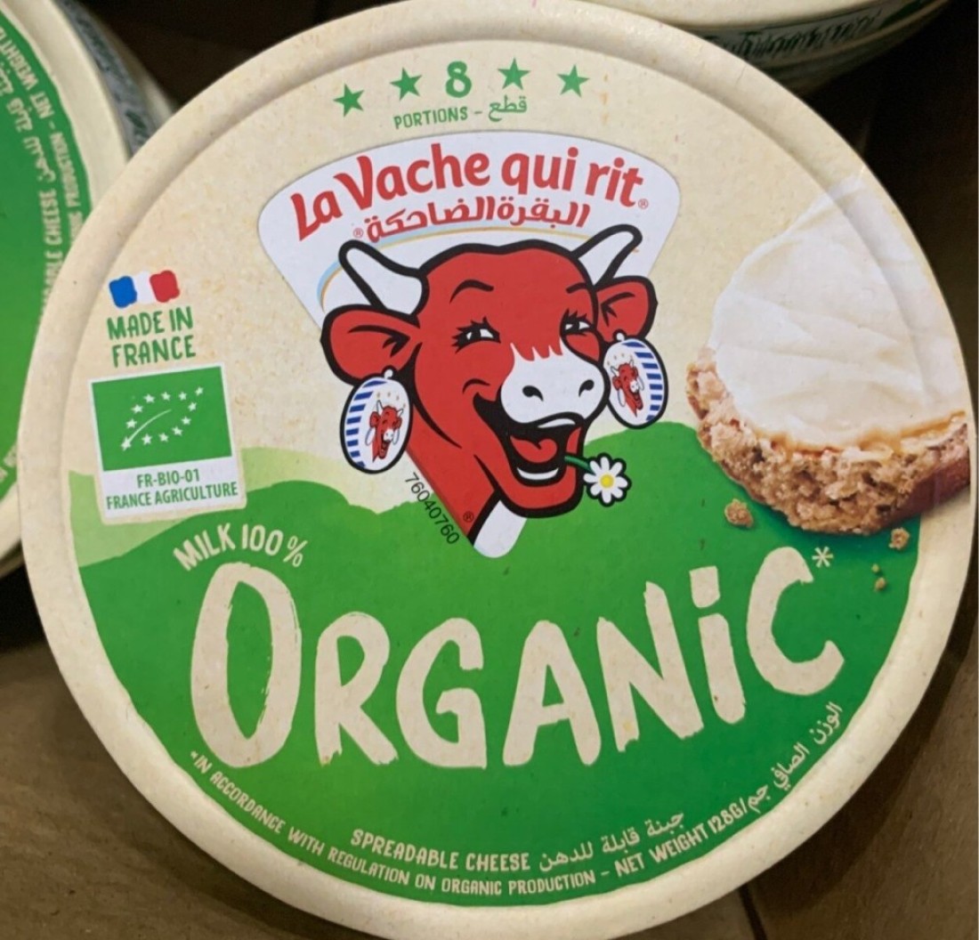 LA VACHE QUI RIT ORGANIC SPREADABLE CHEESE 8s 128GM