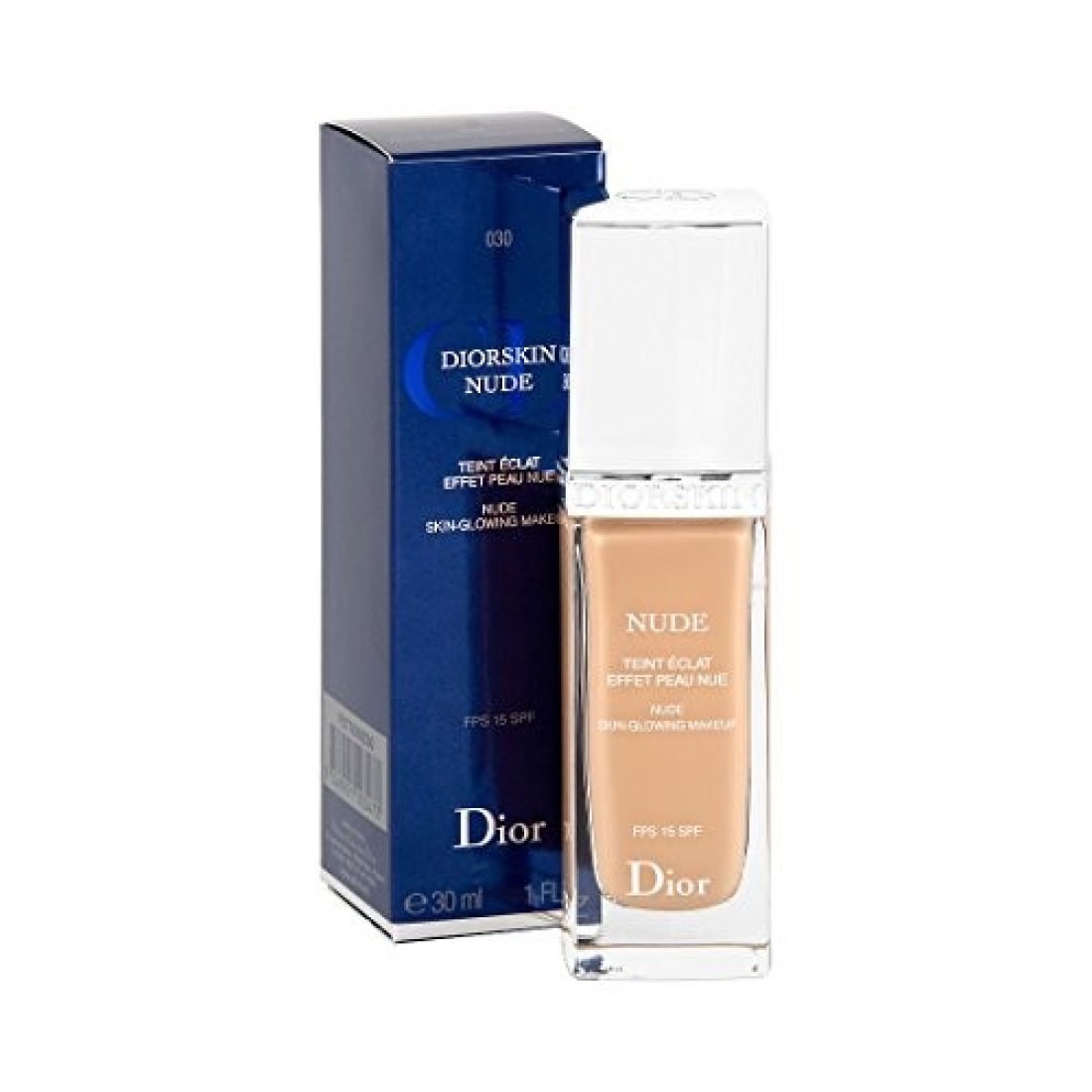 DIOR DIORSKIN NUDE FOUNDATION 030 MEDIUM BEIGE 30ml