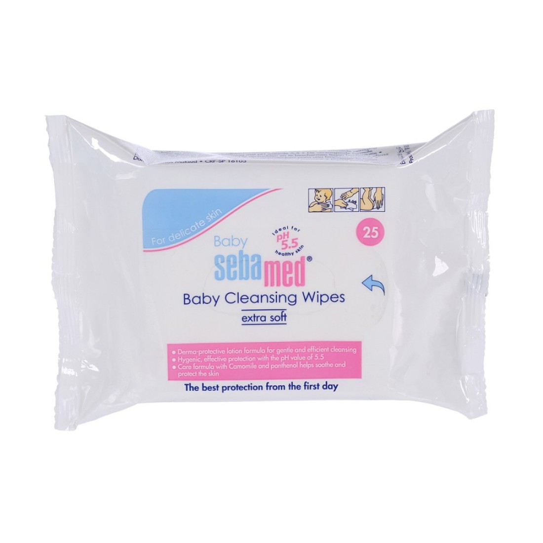 SEBAMED BABY WET WIPES 25S