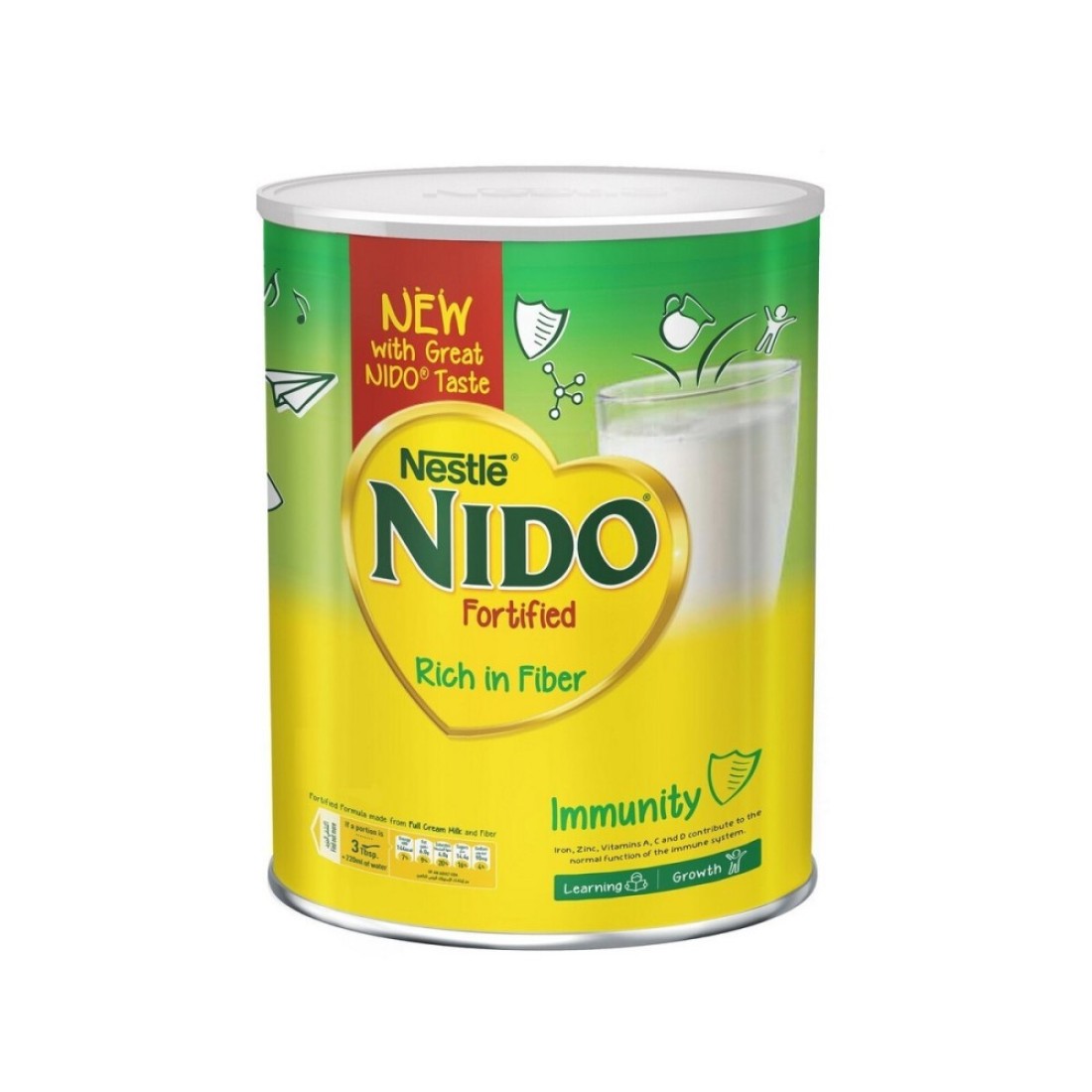 NIDO FIBER TIN 12X900G N1 XA