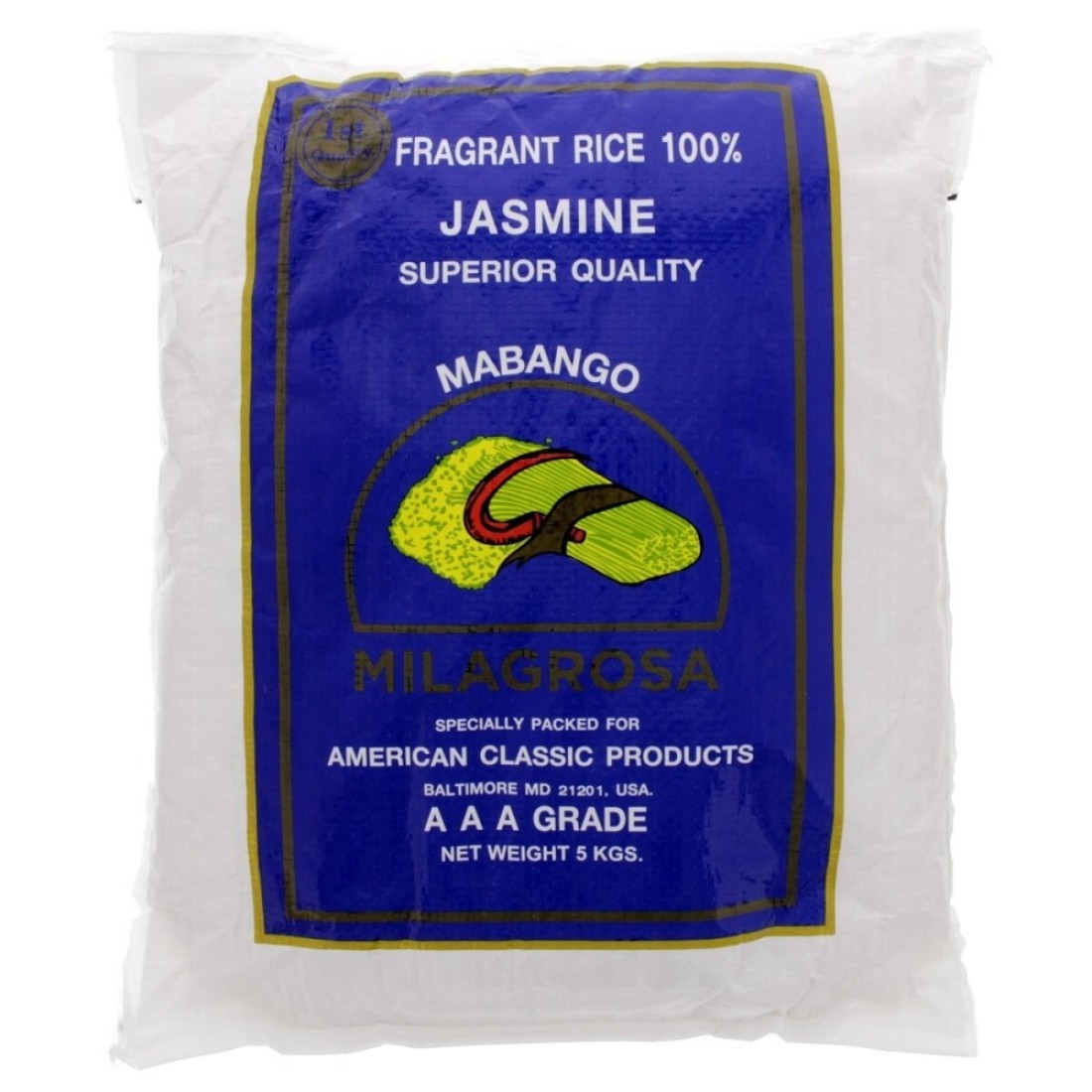 MILAGROSA JASMINE RICE 5KG