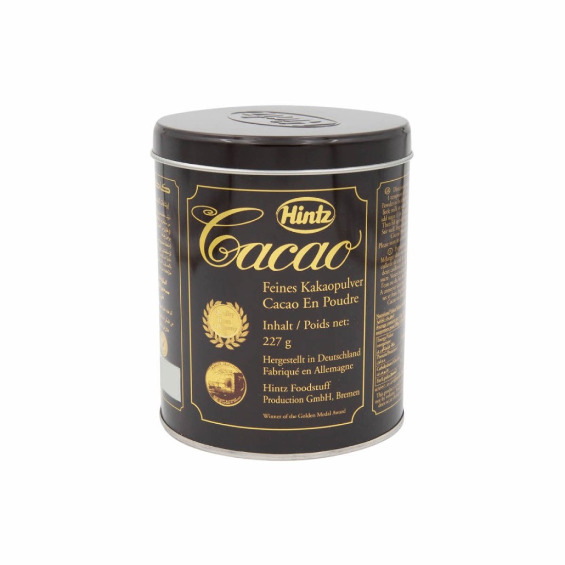 HINTZ COCOA POWDER TIN 227GM