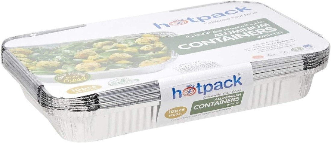 Hotpack Aluminium Container 83190 (1900 Cc)-10Pcs