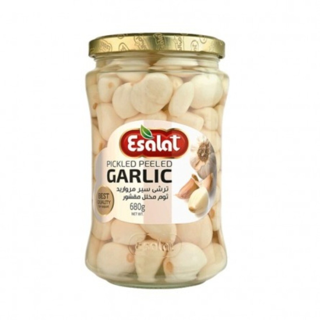 ESALAT PEELED PICKLED GARLIC 680GM
