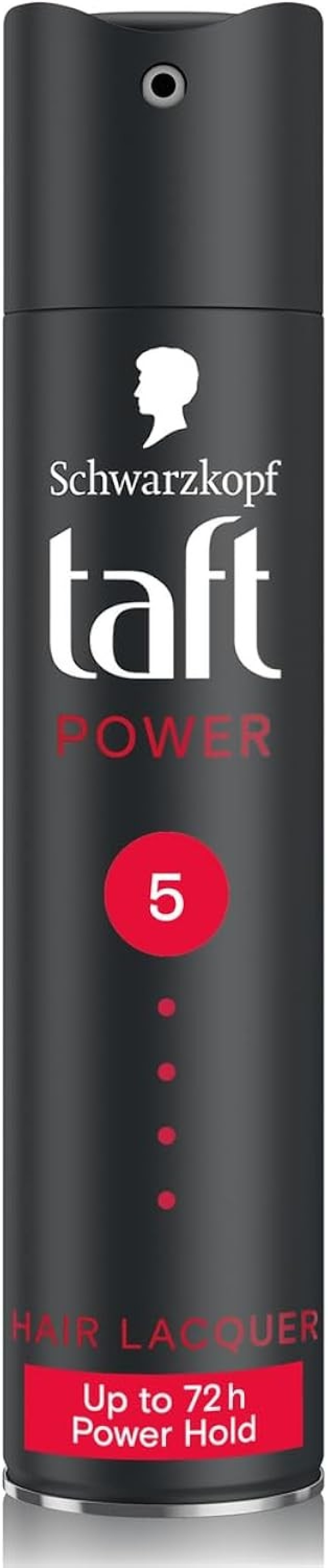 TAFT H/S POWER LACQUER BLACK 250ML