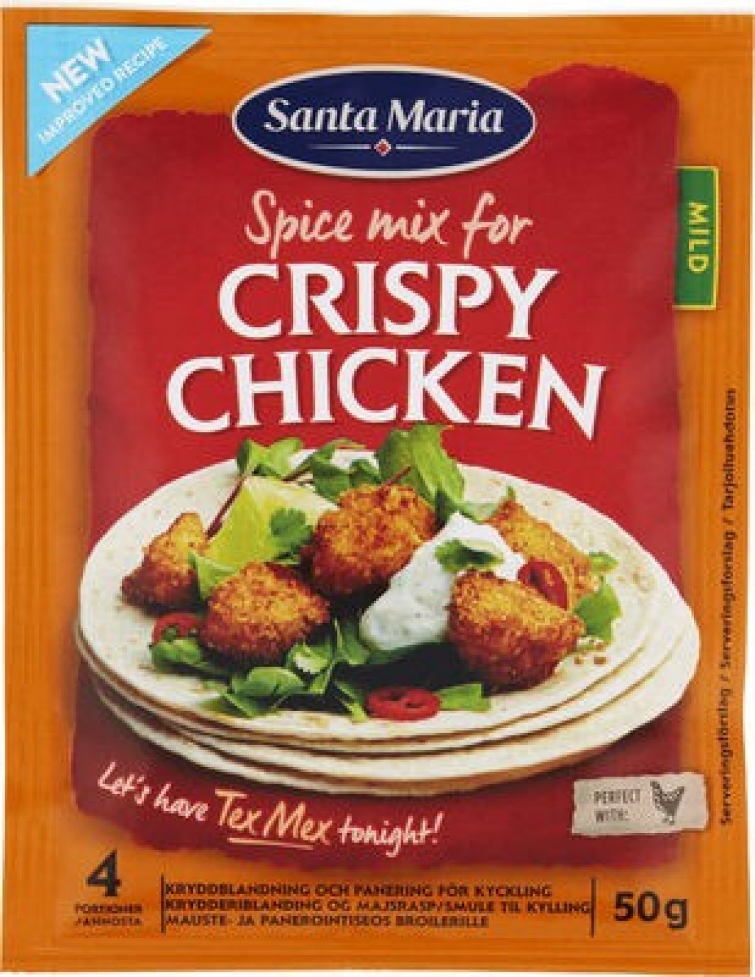 S/M Crispy Chkn spicemix 50g