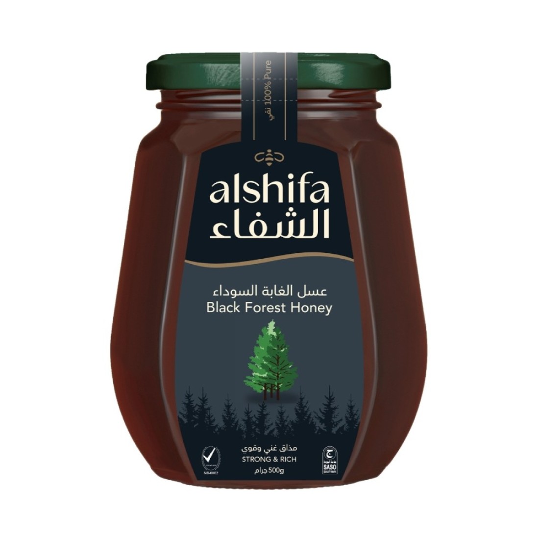 AL SHIFA BLACK FOREST HONEY 500GM