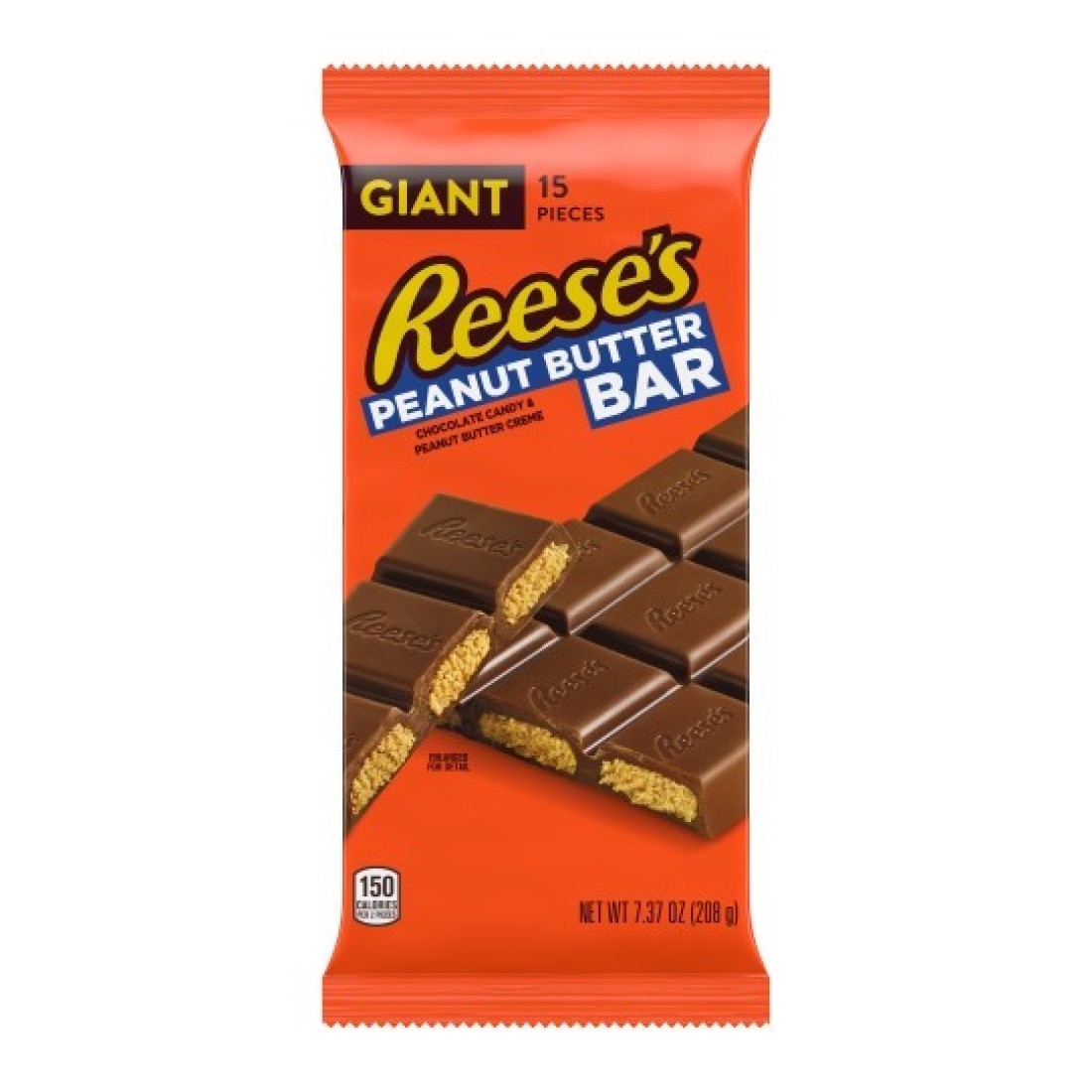 REESES PEANUT BUTTER BAR GIANT 208GM