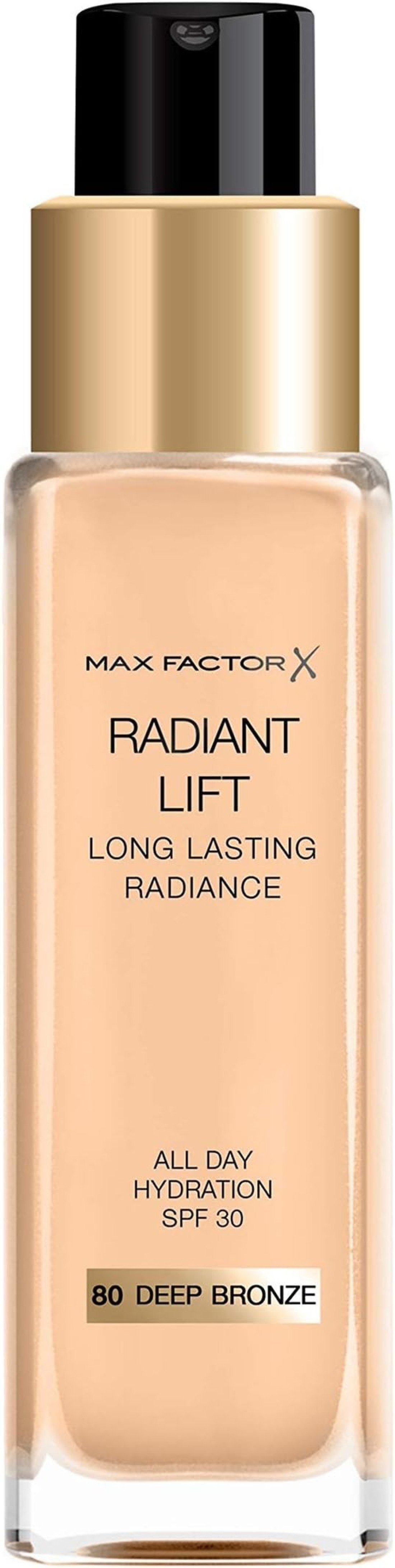 MAX FACTORX ALL DAY 3IN1 FOUNDATION 80 DEEP BRONZE 30ml