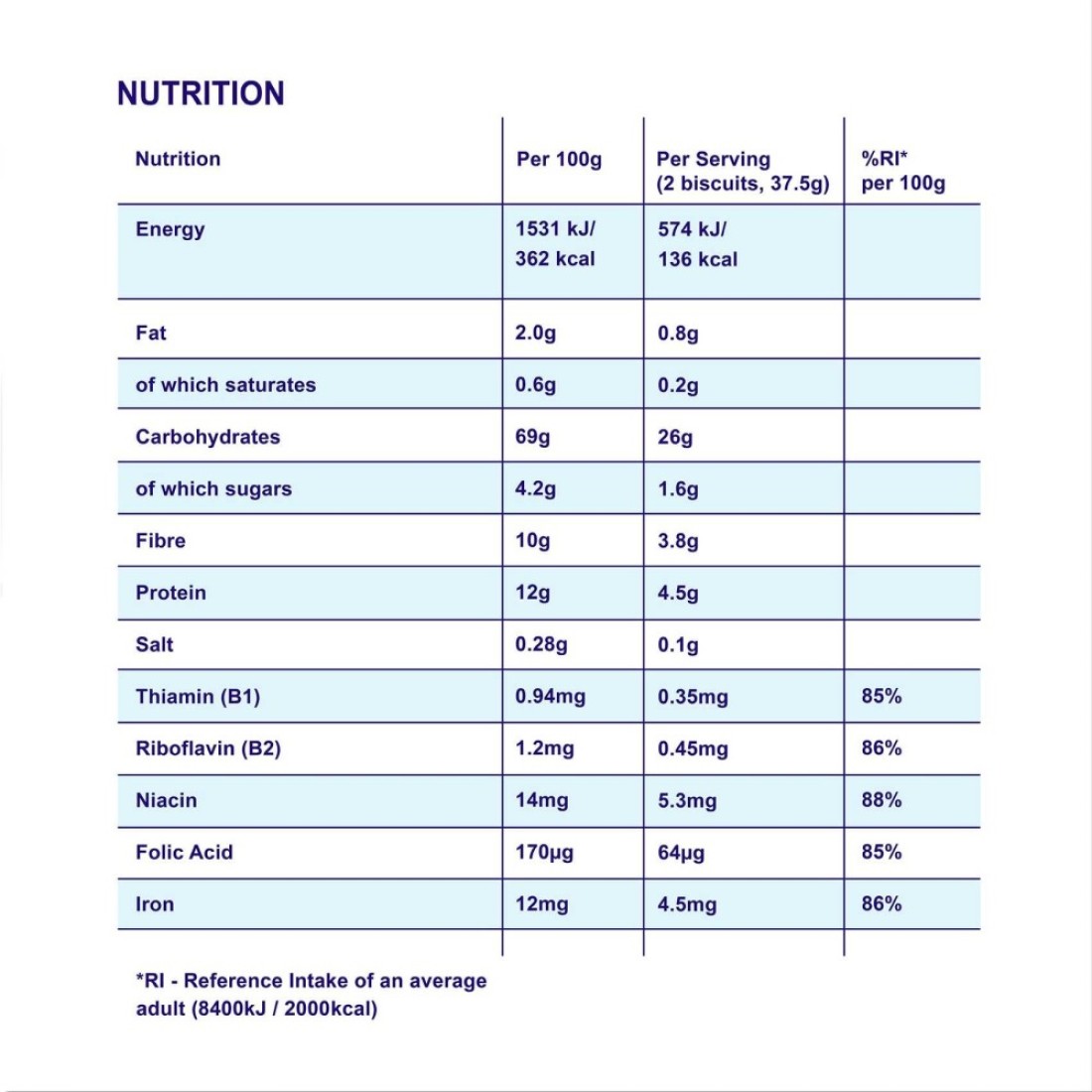 Weetabix Original Whole Grain Cereal, 215g