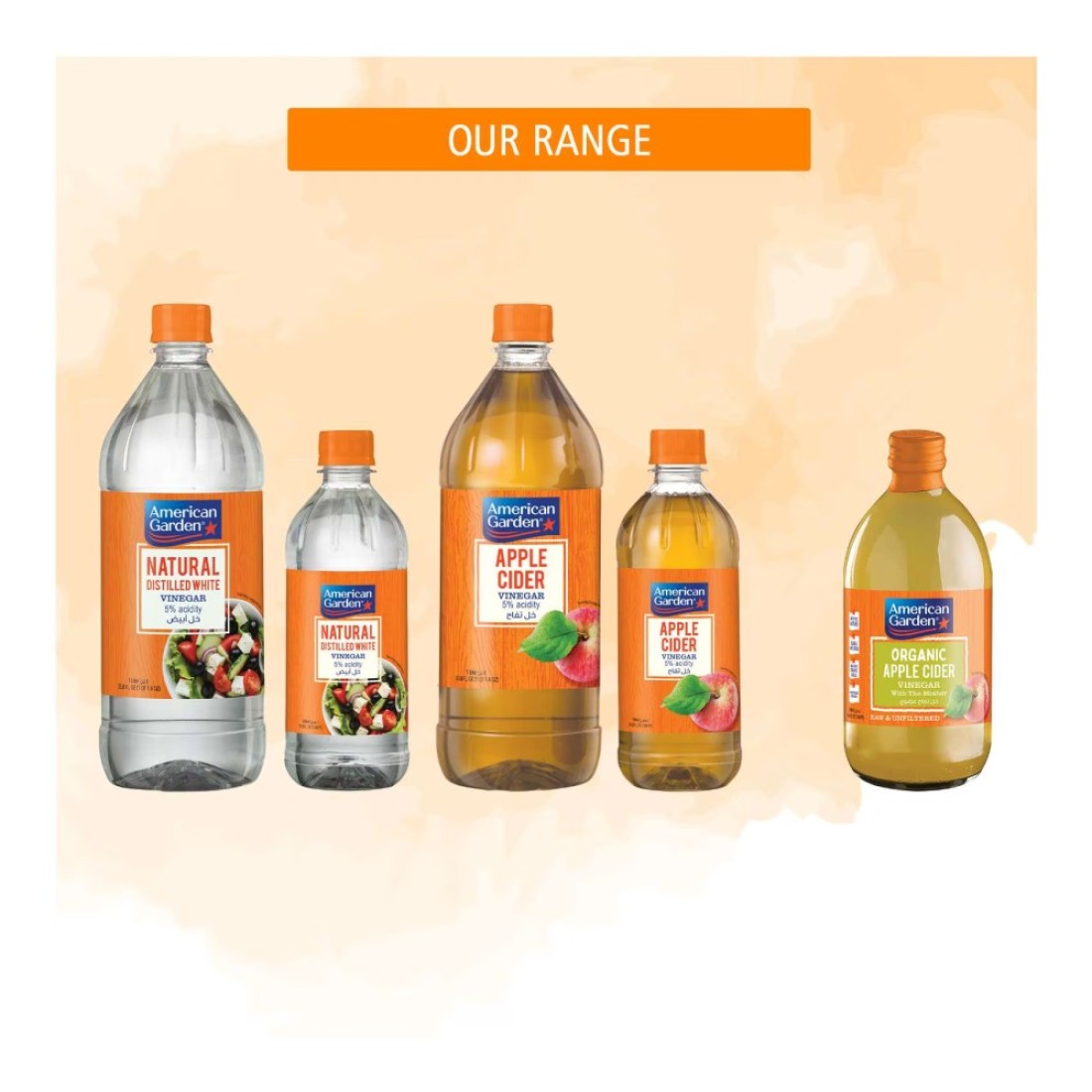American Garden White Vinegar Gluten-Free 1000ml