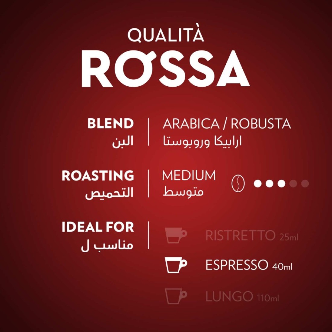 Lavazza Qualita Rossa Coffee Capsules 10 Capsules