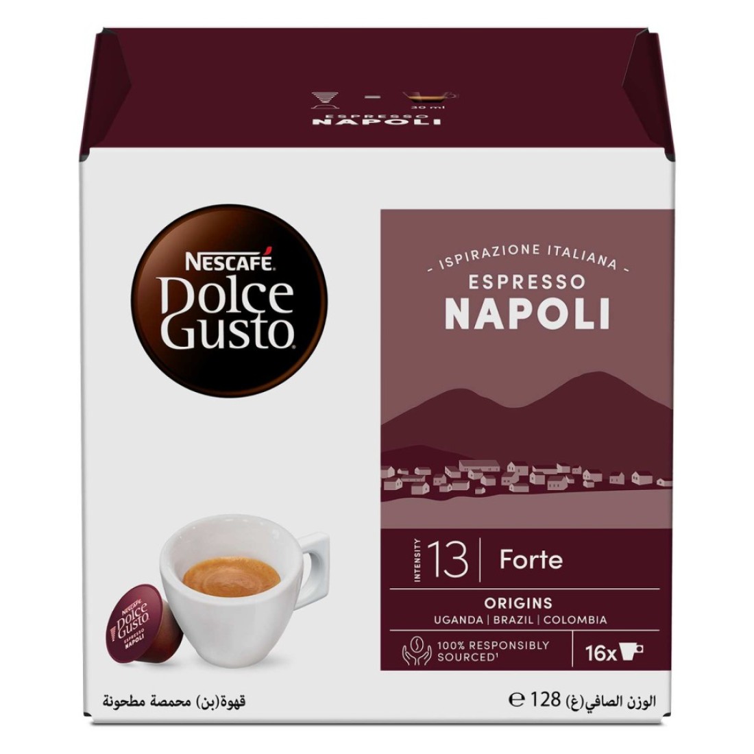 Nescafe Dolce Gusto Espresso Napoli Coffee Capsules, 128g