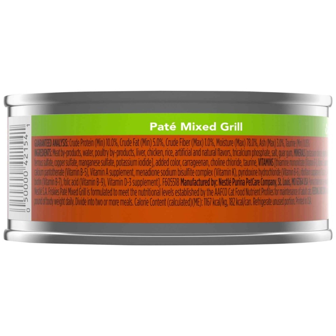 Purina Friskies Mixed Grill Wet Cat Food Pate, 156g