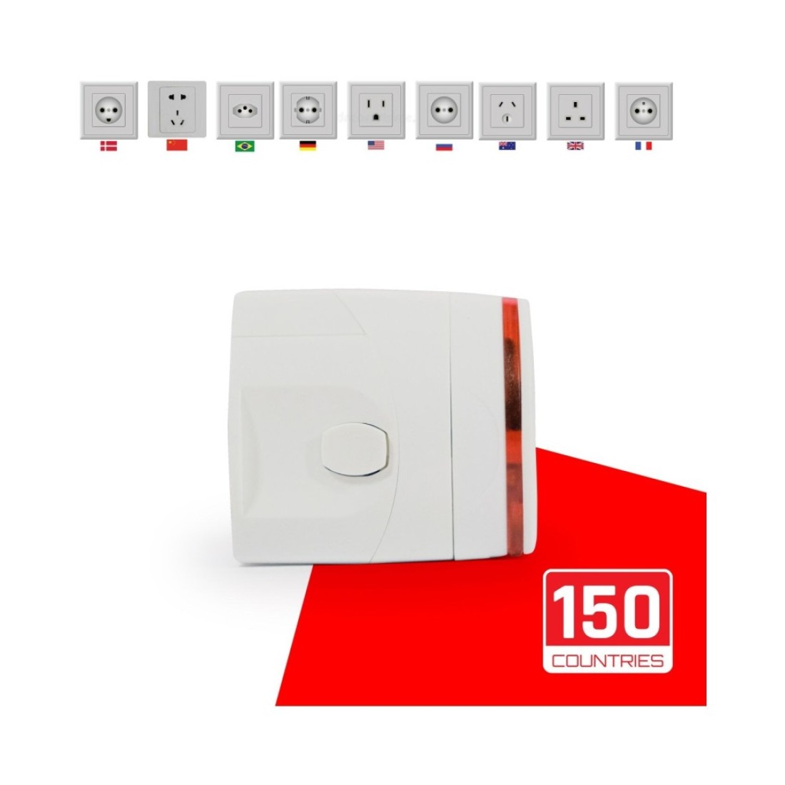 Elexon Universal Travel Adapter EL996 White