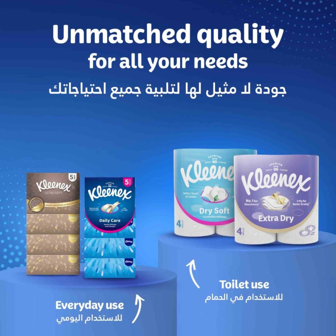 Kleenex Multi Purpose Kitchen Tissue Paper Towel 2 PLY 1 Roll x 90 Sheets Absorbent Towels for all Surfaces