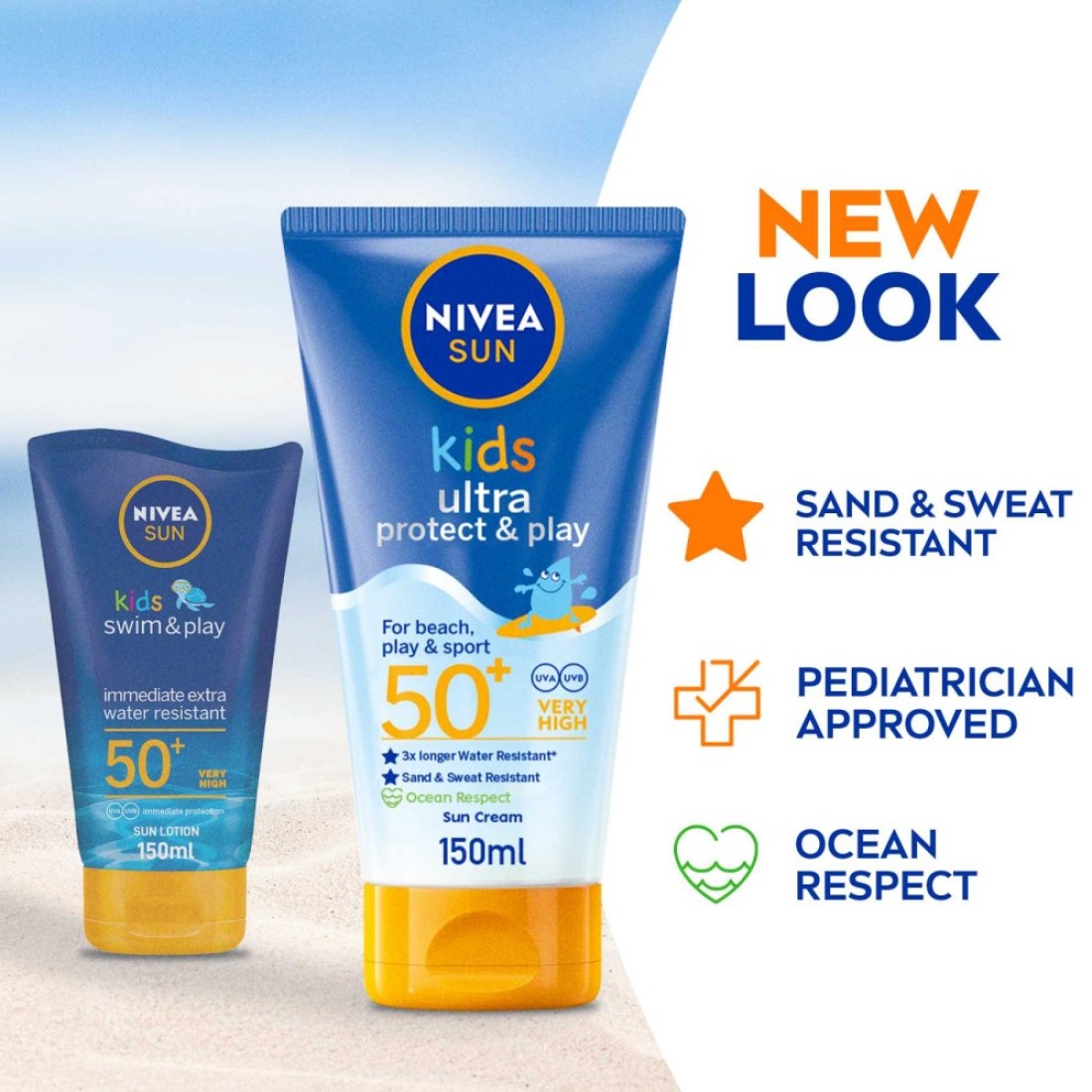 NIVEA SUN Lotion Kids Protect &amp; Play SPF 50+ 150ml