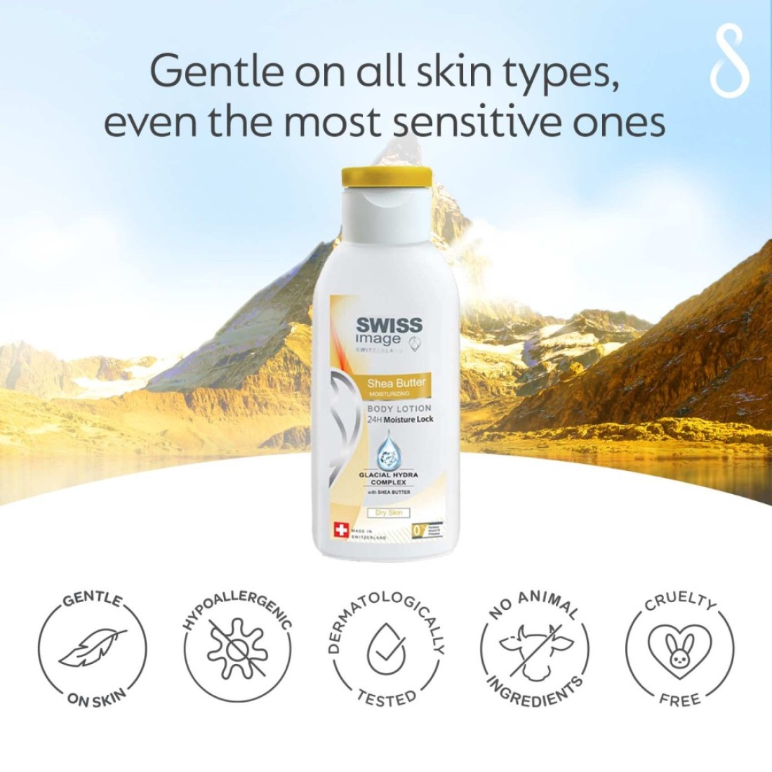 Swiss Image Shea Butter Moisturizing Body Lotion Clear 250ml
