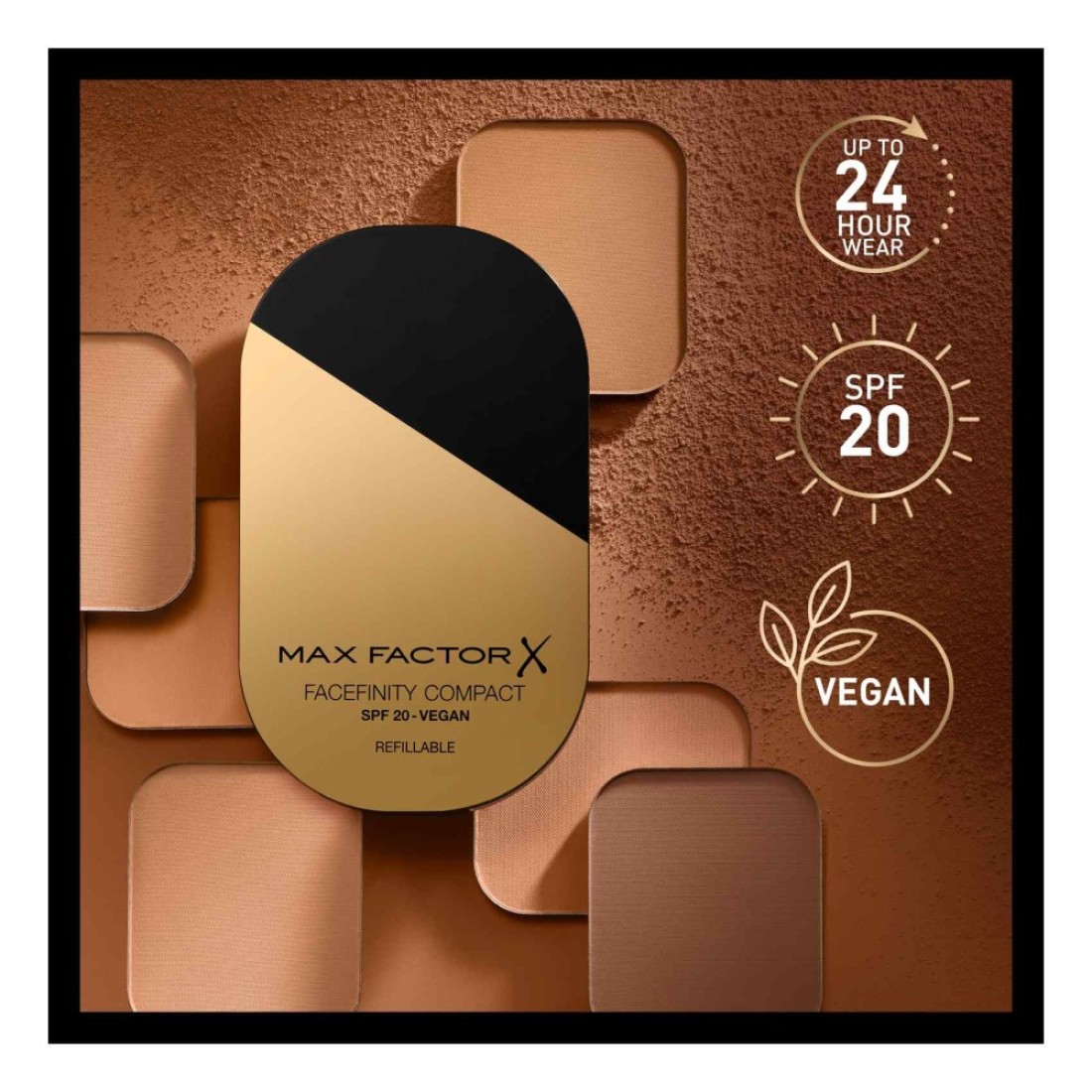 Max Factor X Facefinity Compact Powder SPF20 001 Porcelain 10g