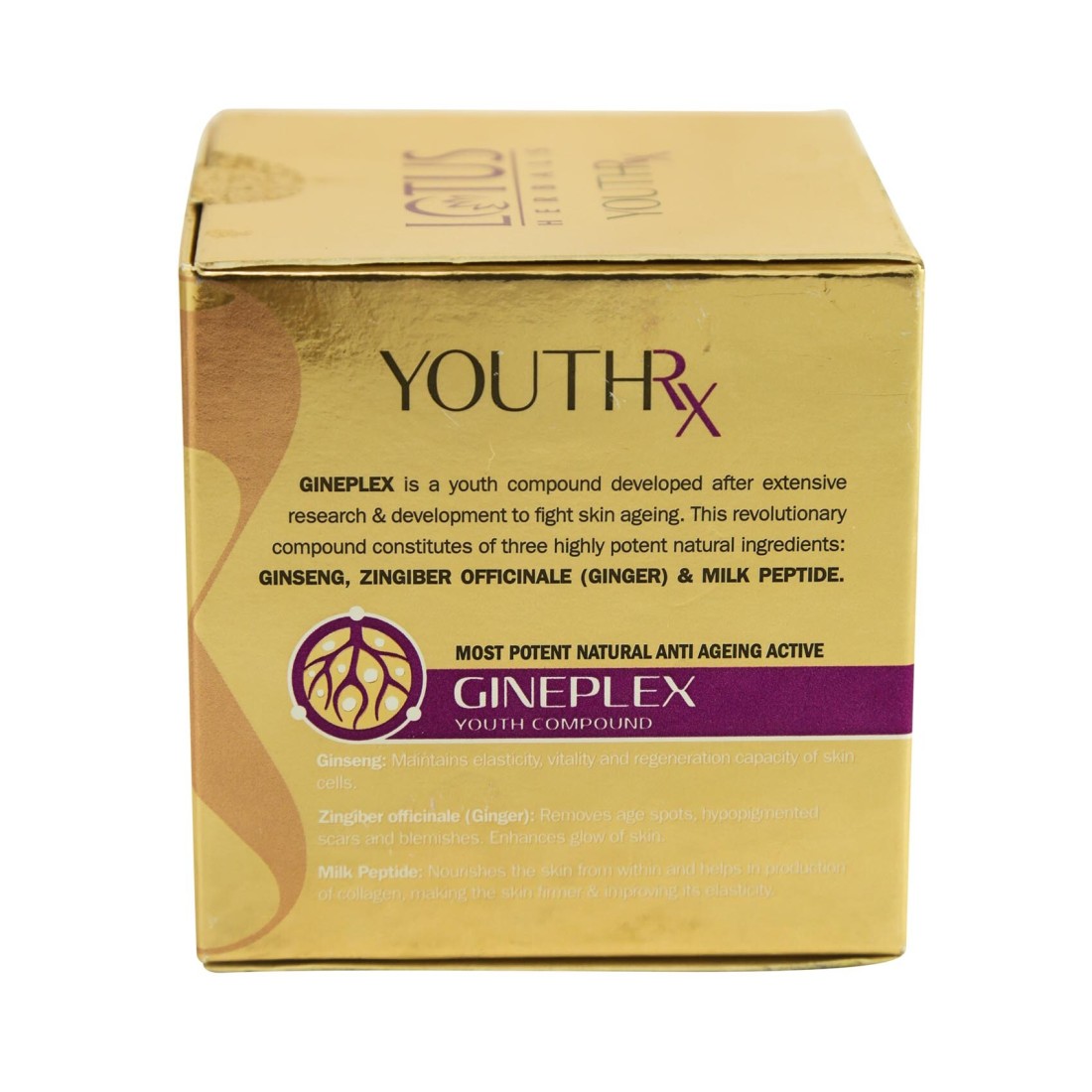 Lotus Herbals Youth Rx Anti Aging Transforming Cream SPF25 White 50g