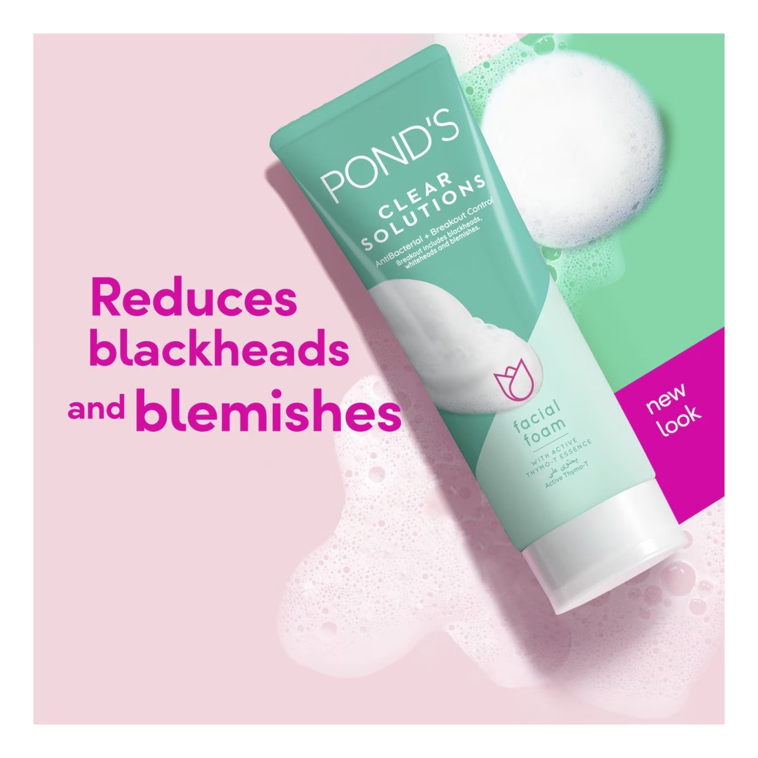 Pond&#39;s Facial Foam Antibacterial + Breakout Control 100g