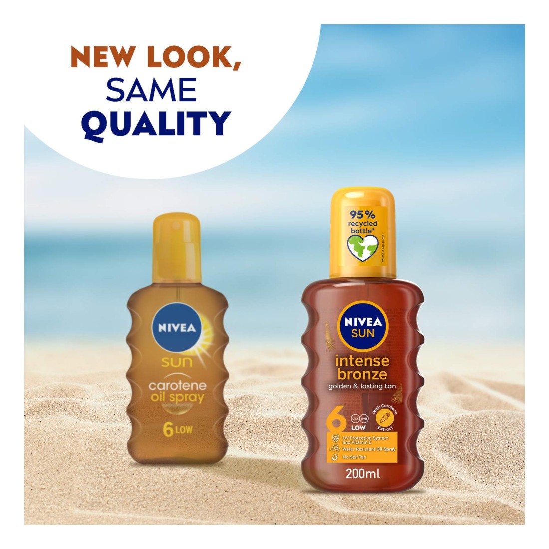 NIVEA SUN Tanning Oil Spray Intense Bronze SPF 6 200ml