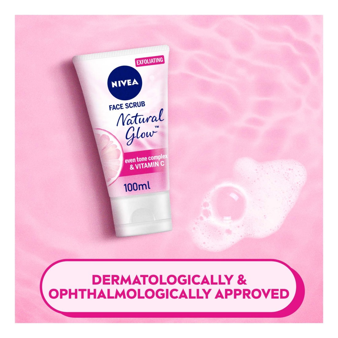 NIVEA Face Scrub Exfoliating Natural Glow Carnitin &amp; Vitamin C 100ml