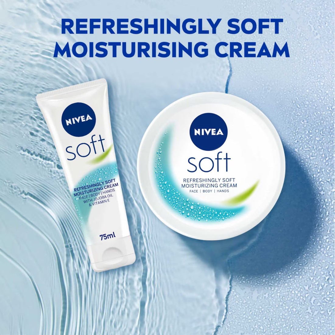 NIVEA Moisturising Cream Soft Refreshing Jar 300ml