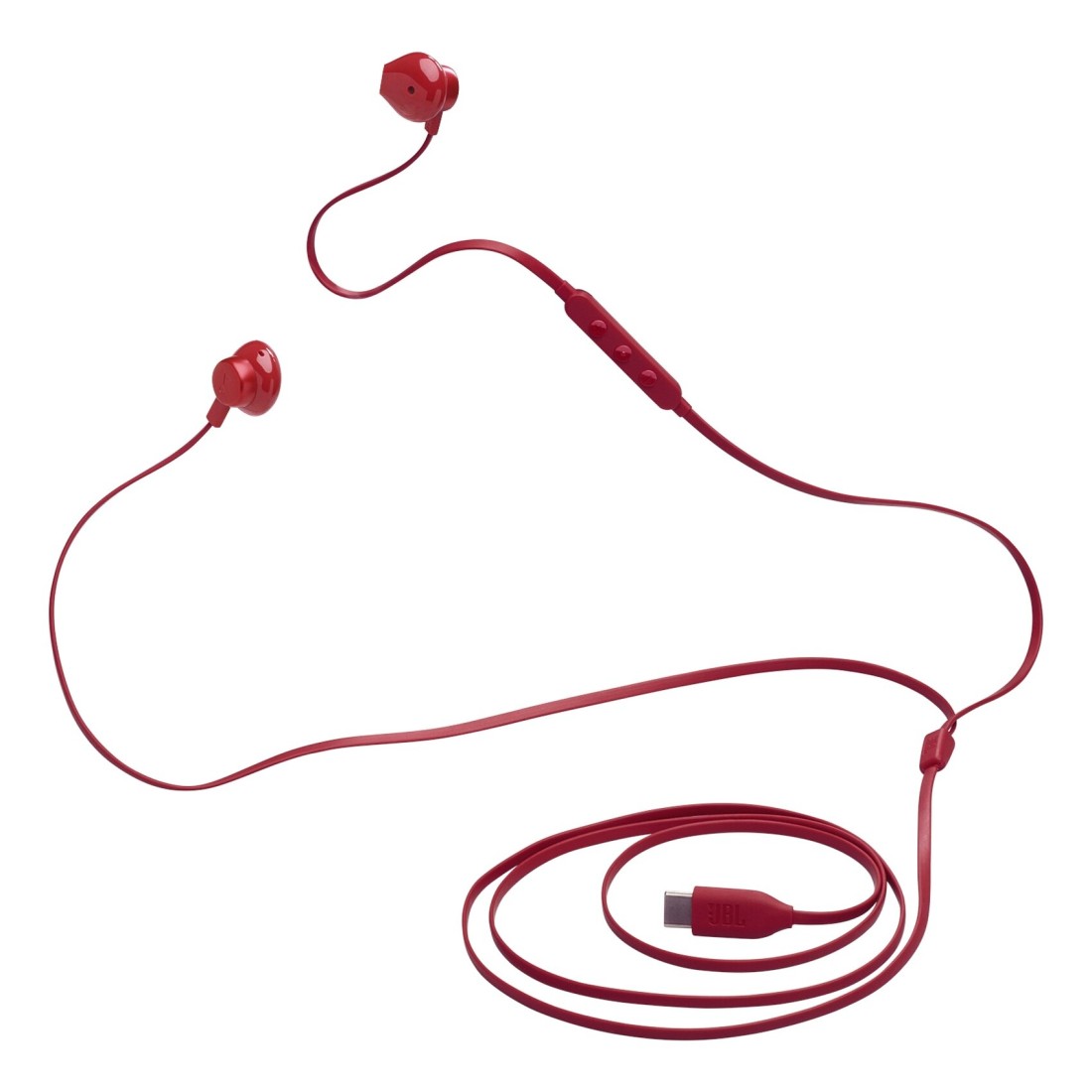 جي بي ال تيون 305C USB-C سماعات أذن سلكية داخل الأذن - أحمر