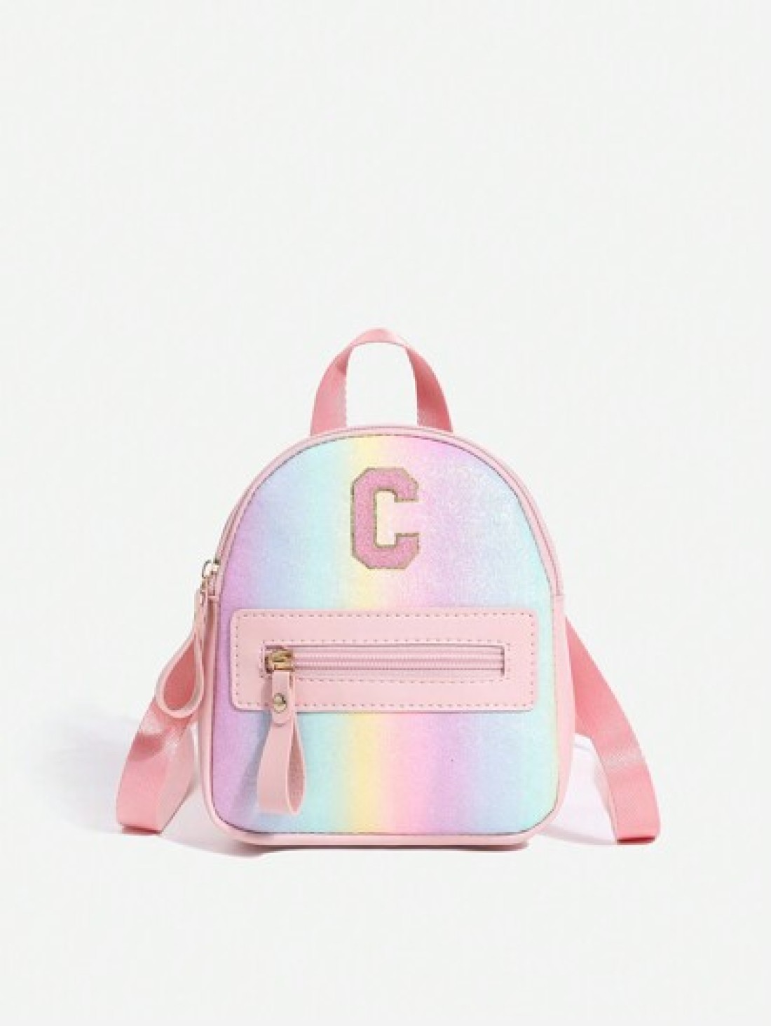 1pc Girls Cute Classic Backpack With 26 A Z Letter Print Shoulder Bag Heart Wallet Adjustable Strap Design Ideal Gift For Valentine s Day Suitable For Daily Outdoor School Travel Hiking Portable