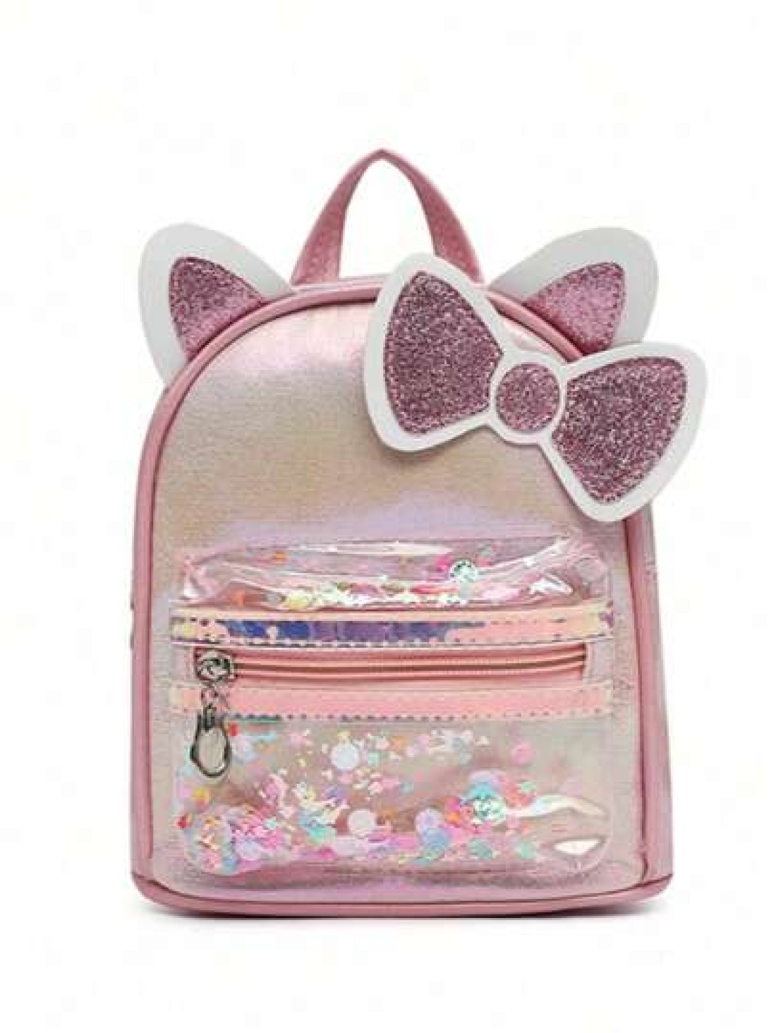 Sanrio Sanrio Sanrio Hello Kitty Backpack Portable For Travel Easy To Use Cute Cat Ears With Bows And Colorful Small Backpack Princess Bag Sweet And Cute Design Birthday Gift Party Gift Halloween Gift
