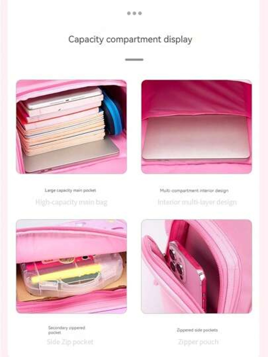 Children s Shoulder Bag Elementary School Students Schoolbag 6 12 16 Years Old 1 2 3 4 5 6 Grades Cute Waterproof Boys And Girls Backpack Purple Pink