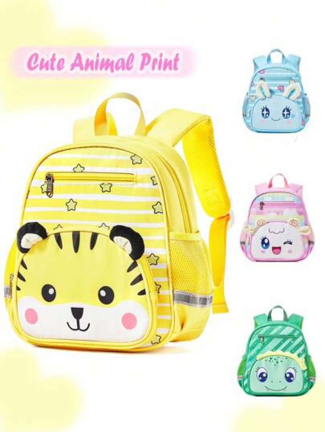 Children Backpack School Backpack Bookbag Schoolbag Kids Backpacks Kindergarten Backpacks Animal School Backpack With Adjustable Shoulder Strap Waterproof Travel Backpacks Daypack For For Commute Scho