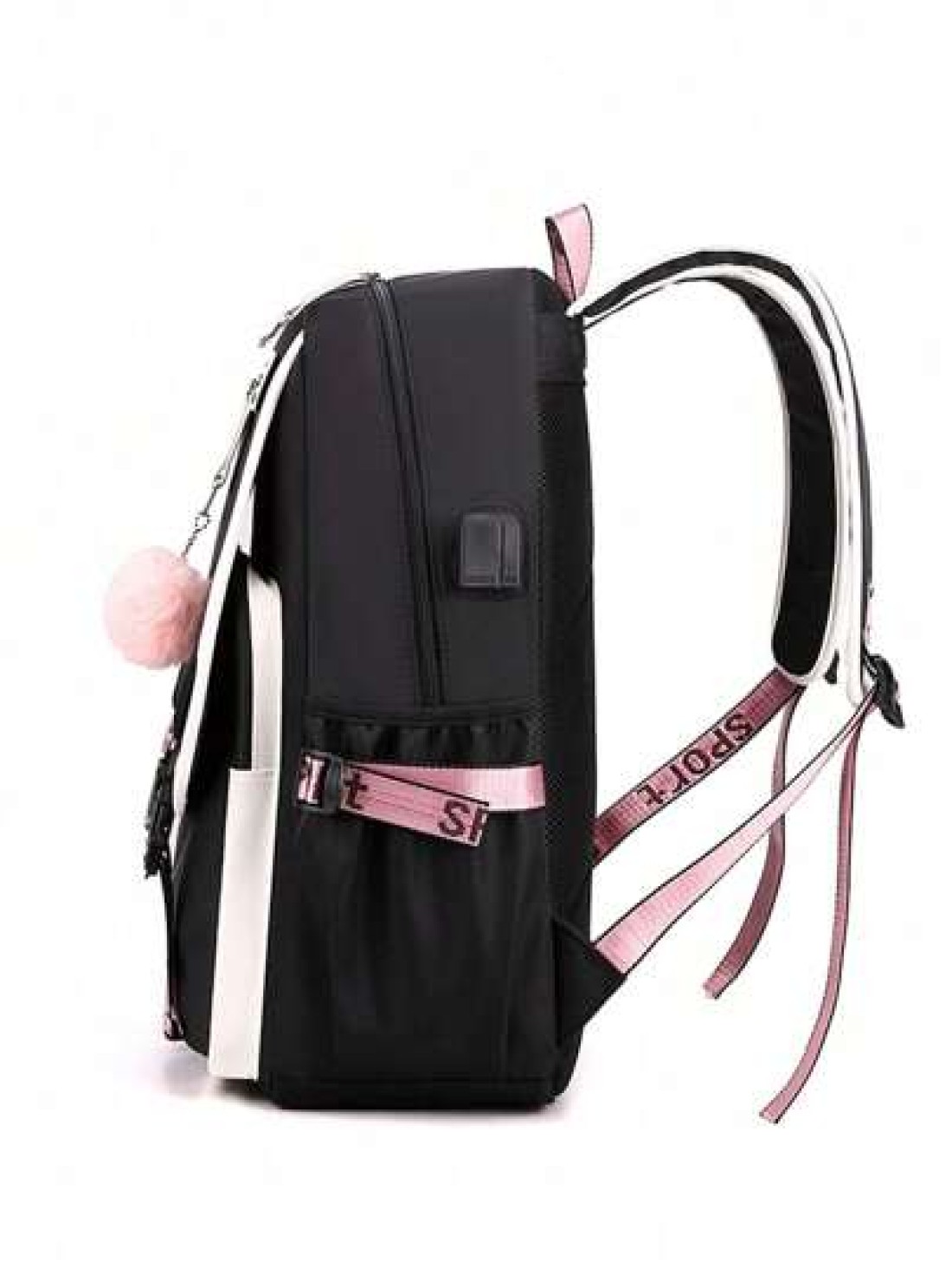Sanrio Authorized Black Magician Backpack Cute Anime Fashion Backpack Large Capacity Outdoor Backpack