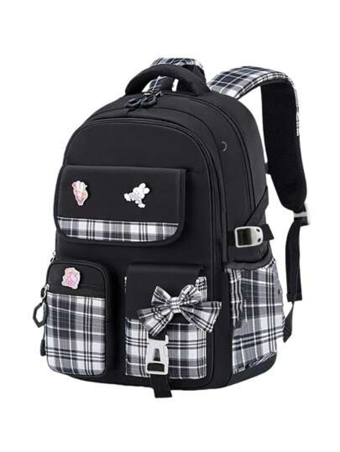1pc Girl School Backpack Cute Children Backpack Girl Elementary Student Backpack With Compartments Back To School Gift