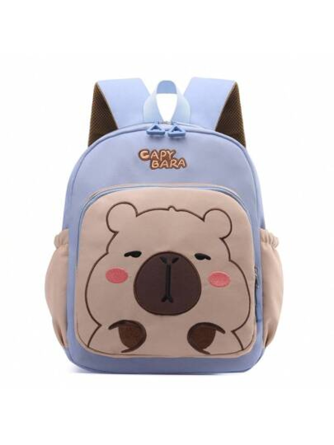 1pc Zipper Closure Fashion Cartoon Cute Capybara Backpack Suitable For Any Occasion Travel Backpack Comfortable And Adjustable Shoulder Straps Meet Basic Storage Needs Suitable For Outdoor Play Commut