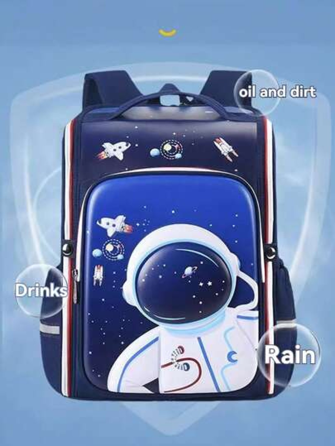 Elementary School Backpack For 1st To 6th Grade 6 12 Years Old Kids 3D Hard Shell Dual Shoulder Backpack Large Capacity Lightweight Casual Design For Boys And Girls
