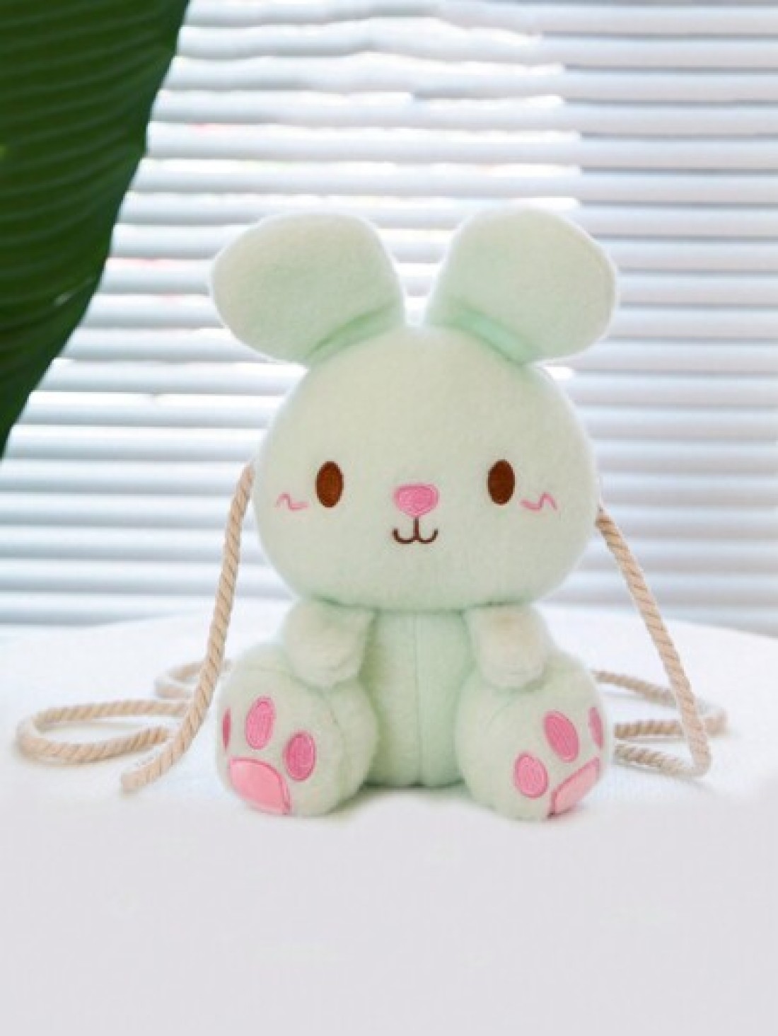 Cute Plush Rabbit Shoulder Bag Crossbody Bag Travel Bag
